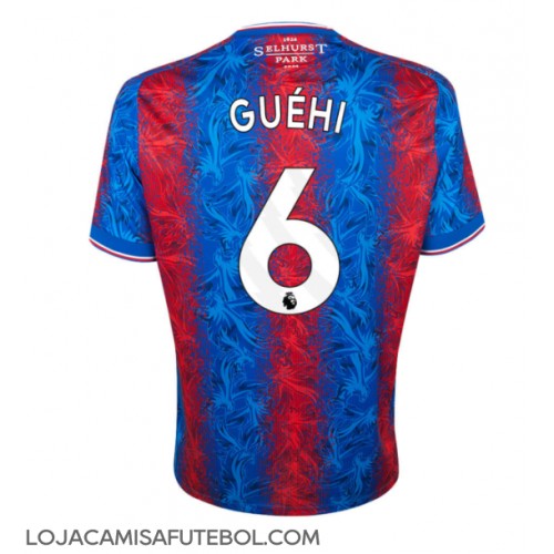 Camisa de Futebol Crystal Palace Marc Guehi #6 Equipamento Principal 2024-25 Manga Curta